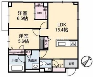 フィル（シャーメゾン・ホテルライク仕様）の物件間取画像